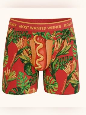 Shinesty Ball Hammock Boxer Fly The Weiner In Paradise Red XL NWT IN PACKAGE